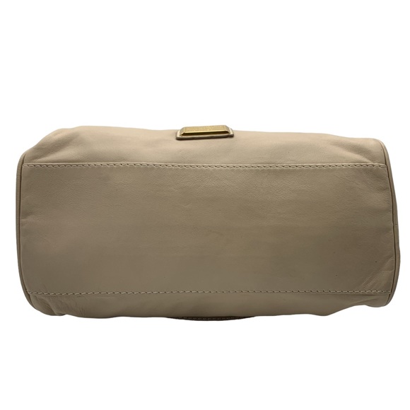 Marc Jacobs Smooth Leather Tote Handbag Crossbody Bag in Beige - Picture 7 of 16